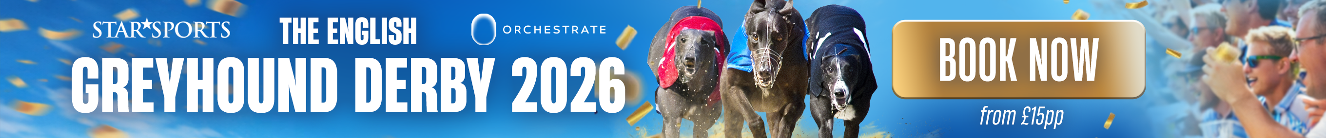 English Greyhound Derby 2026 at Towcester Racecourse