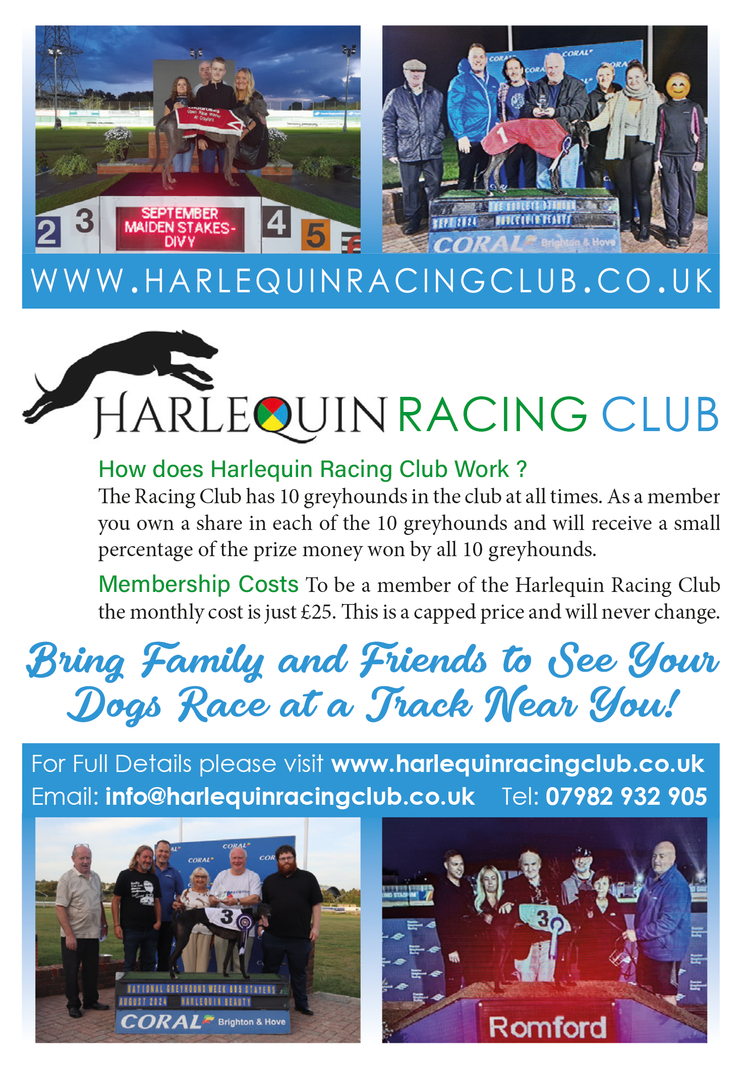 Harlequin Racing Club Ad